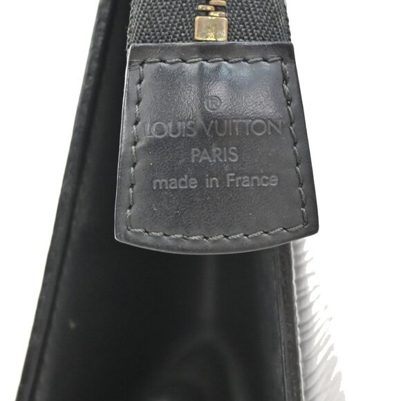 LOUIS VUITTON LV Trousse Crete Clutch Hand Bag Epi Leather Black M48402 02KB102 - Picture 16 of 16